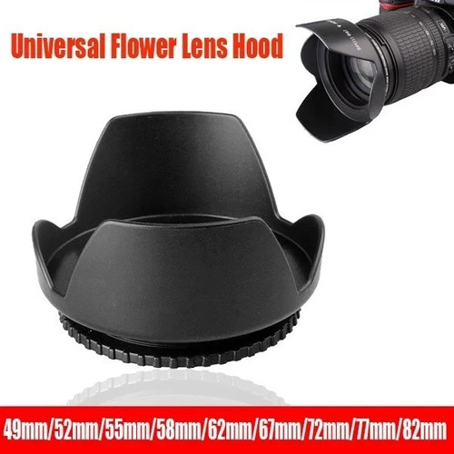 Universal lens hood 49mm - hood, 52mm