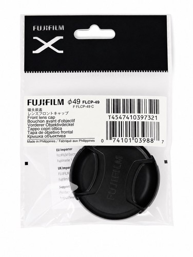 Fujifilm front lens cap - front, 49mm
