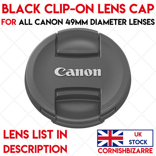 Lens cap fits canon - fits, 50mm