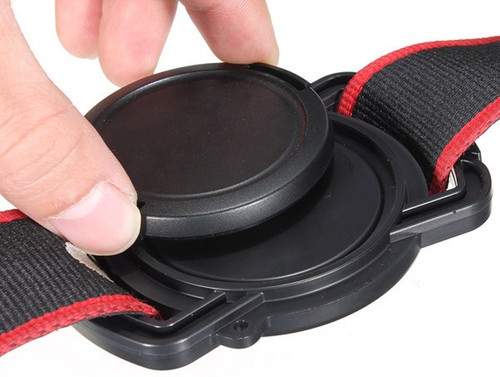 Camera lens cap keeper - camera,